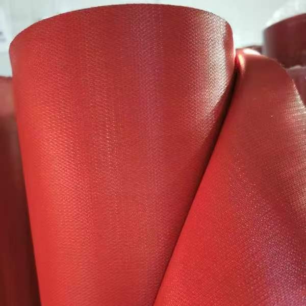 Custom silicone coated fiberglass fabric